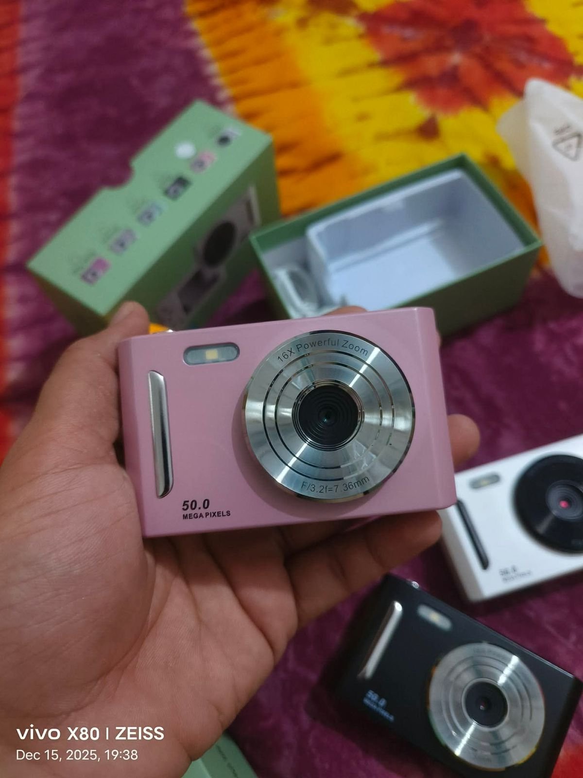 Digital Camera, 4K 50MP HD Anti Shake Autofocus Retro Camera with 16x Digital Zoom, 2.4in LCD Screen Small Camera with Flash - Image 5