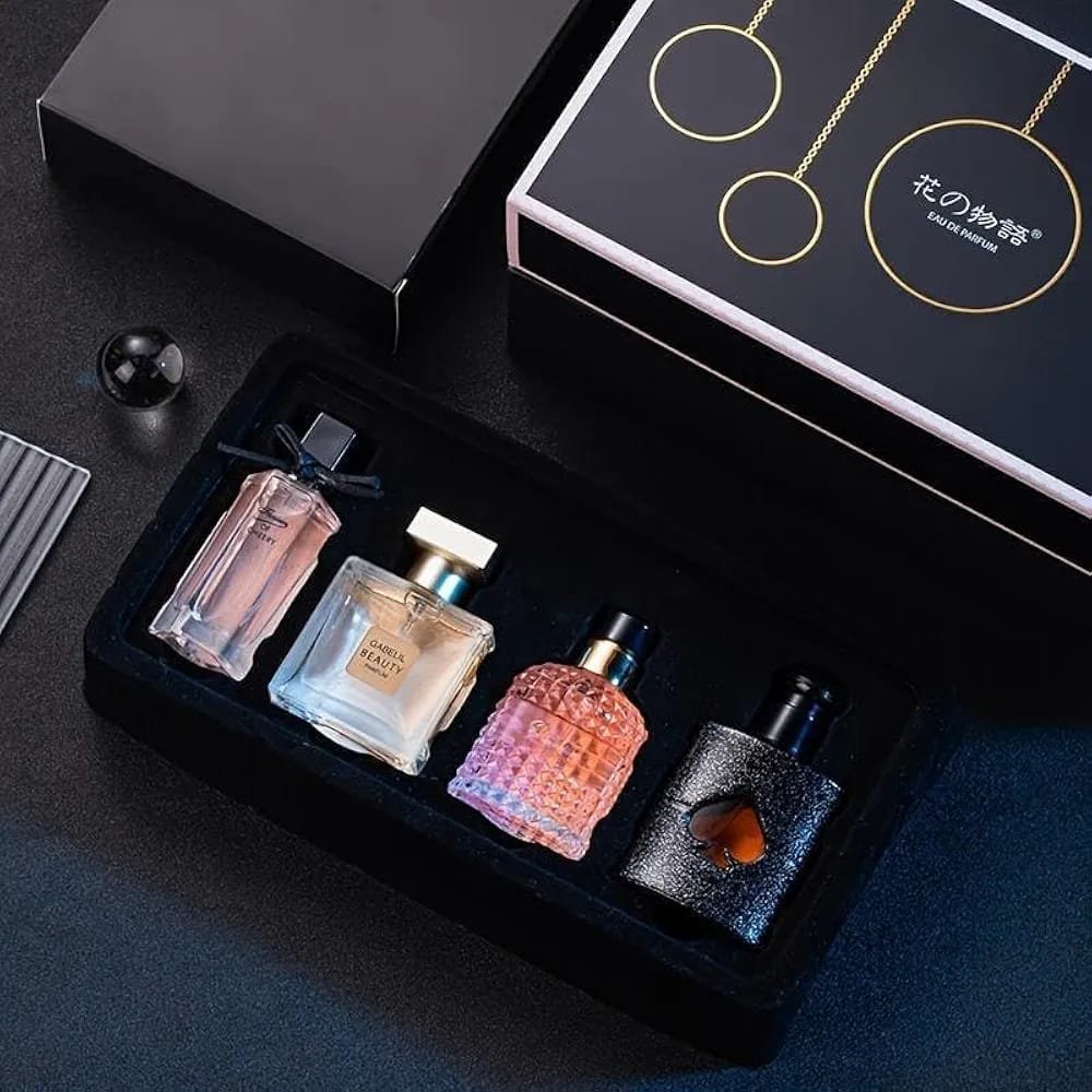 4 in 1 Perfume Set in a Premium Gift Box Floral and Fruity Fragrances 105ml (25ml x3 +30ml). - Image 5